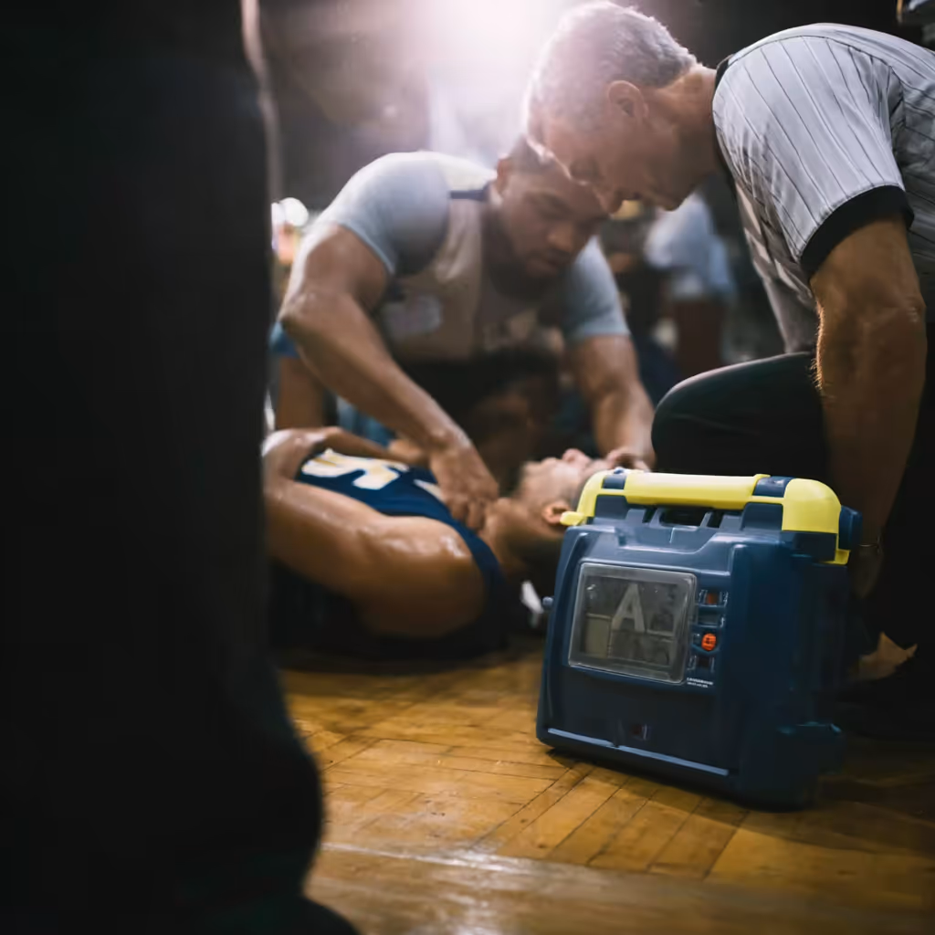 AED and ventilation